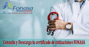 certificado cotizaciones FONASA