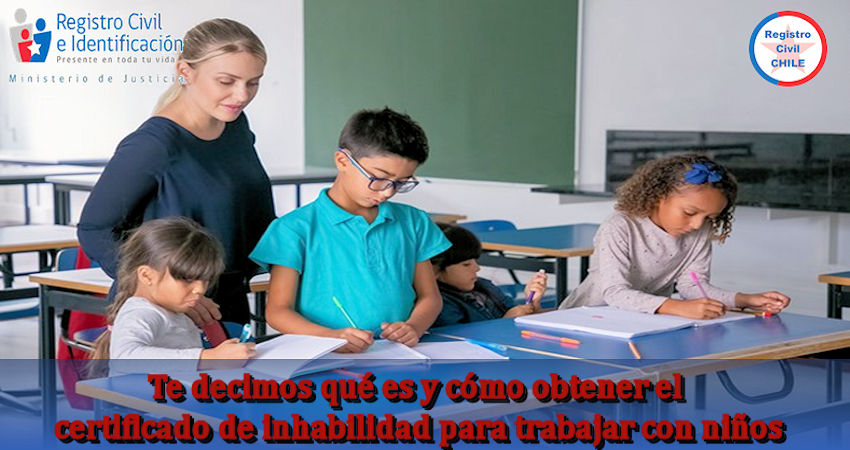 inhabilidad para trabajar con niños