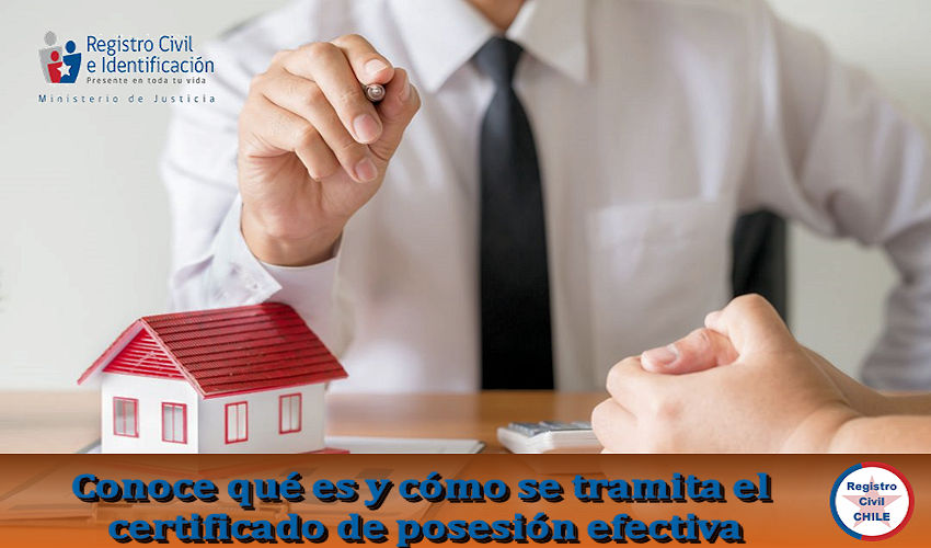 El certificado de posesión efectiva