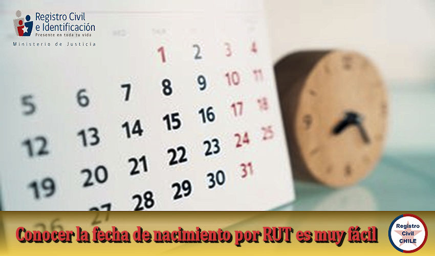 Conocer la fecha de nacimiento por RUT es muy fácil