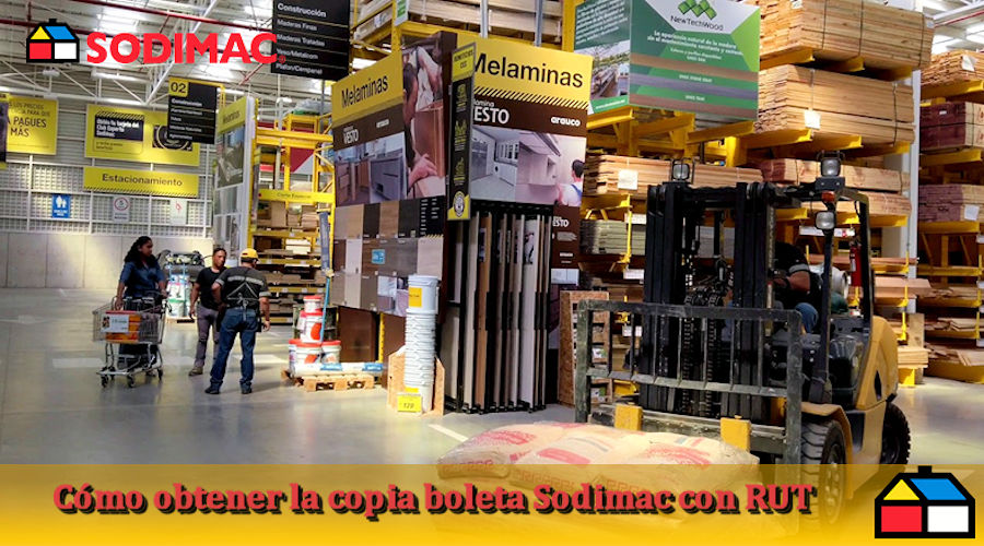 Cómo obtener la copia boleta Sodimac con RUT